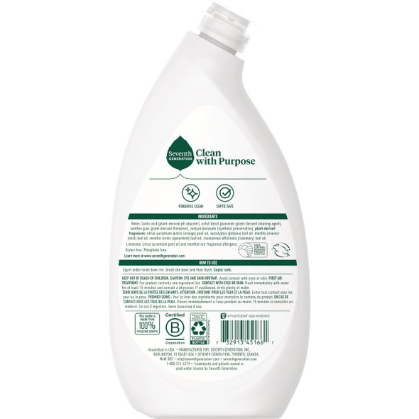 Seventh Generation 24 Oz. Mint Toilet Bowl Cleaner 68898580 607283