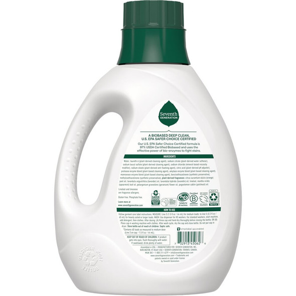 Seventh Generation 90 Oz. Fresh Lavender Liquid Laundry Detergent 64353516 649894