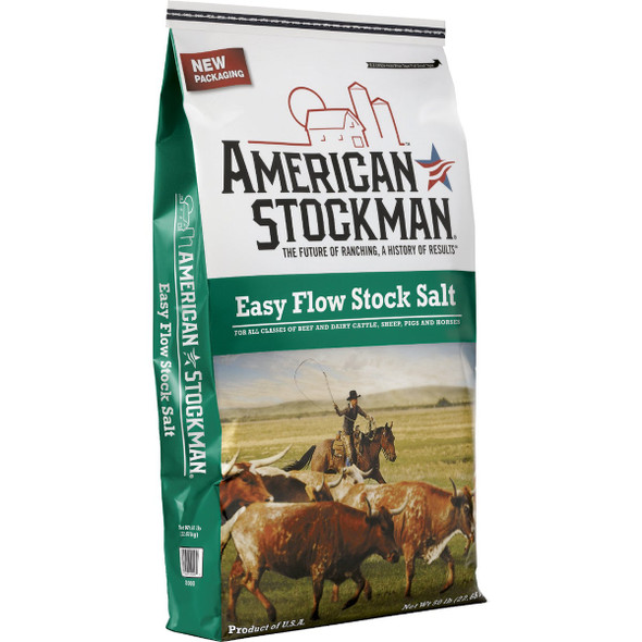 American Stockman 50 Lb. 95% Purity Easy Flow Stock Salt 41000