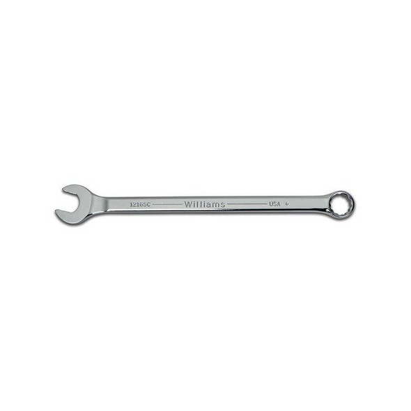 1222SC Williams Combination Wrench, 11/16 Inch Opening, Rounded