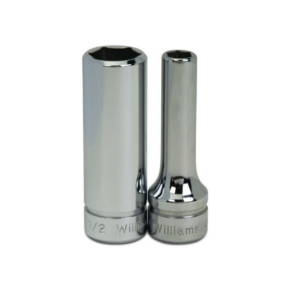 BMD-616 Williams Socket, 2 3/8 Inch OAL, Metric, Deep, 3/8 Inch Drive, 16 MM