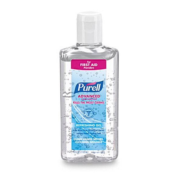 Gojo® Purell® Advanced Instant Hand Sanitizer, 4 oz Flip-Top Bottle, 24/Case