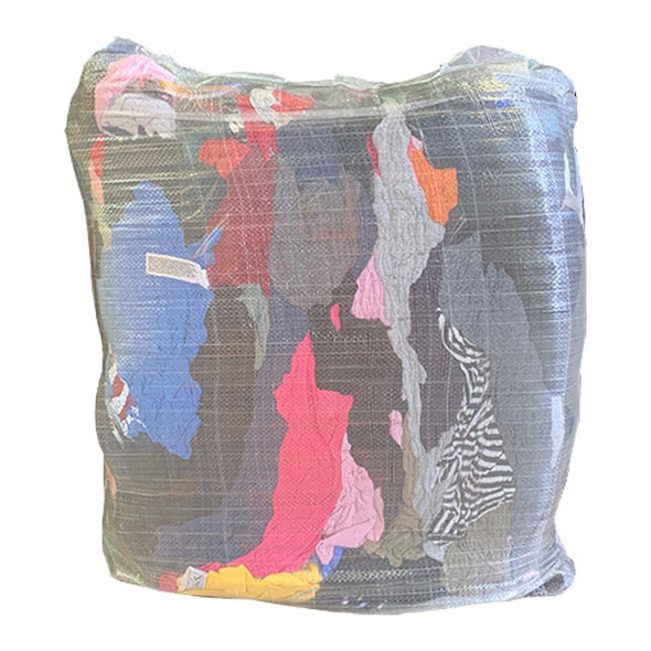 FyterTech Spilfyter™ Reclaimed Bulk Rags, T-Shirt, Mixed, 47 lb