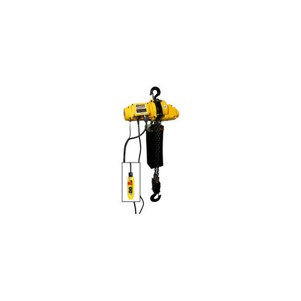 OZ Lifting 2 Ton Electric Chain Hoist 10' Lift 6.5 FPM 115V