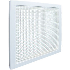 American Louver Stratus Plastic Return Filter Grille 20"" Square Duct T-grid Whi