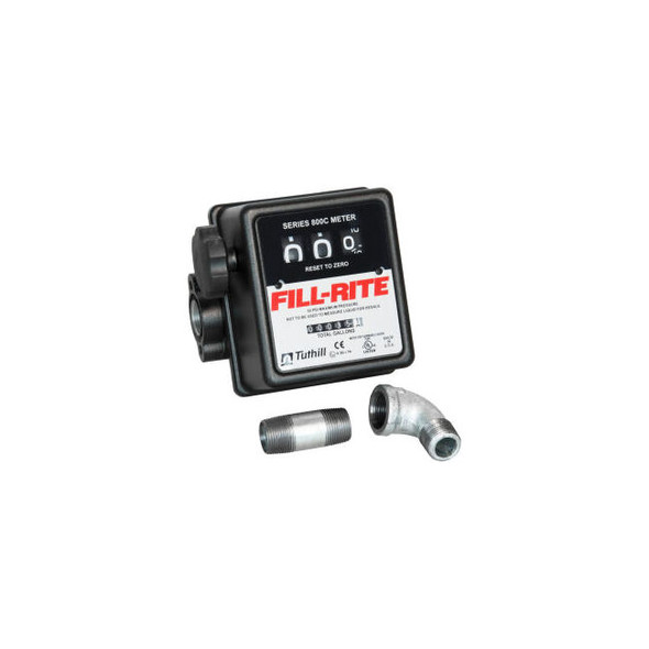 Fill-Rite 807CMK In-line Flow Meter 5-20 GPM
