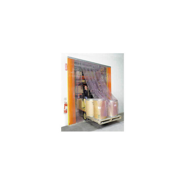 Global Industrial Scratch Resistant Strip Door Curtain 6'W x 8'H