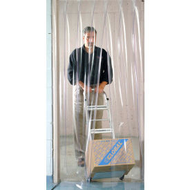 Global Industrial Pedestrian Strip Door Curtain 5'W x 8'H