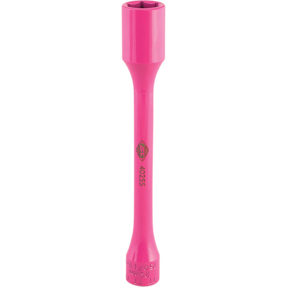 Torque Limiting Socket - 1/2" Drive - 22mm (7/8") - 150 Ft/Lbs - Neon Pink 40255