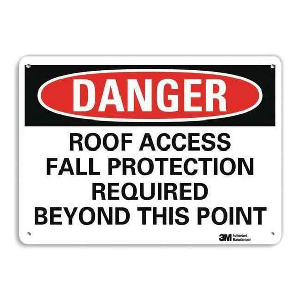 Lyle Danger Sign,14" W,10" H,0.040" Thickness, U3-1959-NA_14x10 U3-1959-NA_14x10