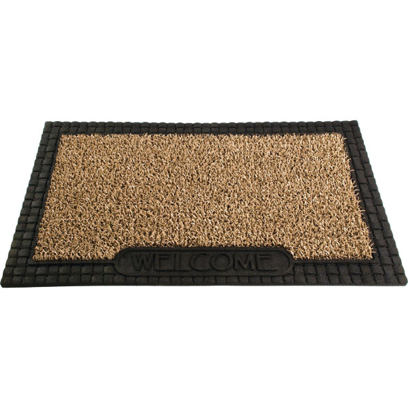 GrassWorx Clean Machine Premium Jute 18 In. x 30 In. AstroTurf Door Mat 10376391