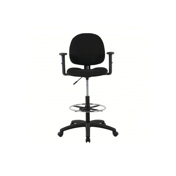 Manufacturer Varies Drafting Chair,Black,25" D,275 lb 830KL1
