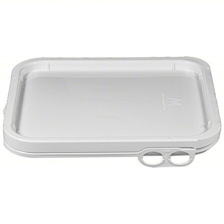 Basco Lid, 9.75 in W, Plastic, White MML8005-SK