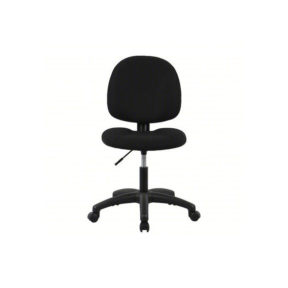 Manufacturer Varies Task Chair,Armless,Black,Petite,275 lb 830KL4