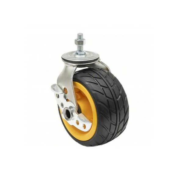 Rock N Roller Caster,Yellow,6" Wheel Dia, PR RCSTR6X3