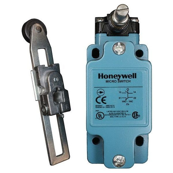 Limit Switch - GLA Series, Rotary Roller Lever, 2NC/2NO, IP67, NEMA 4