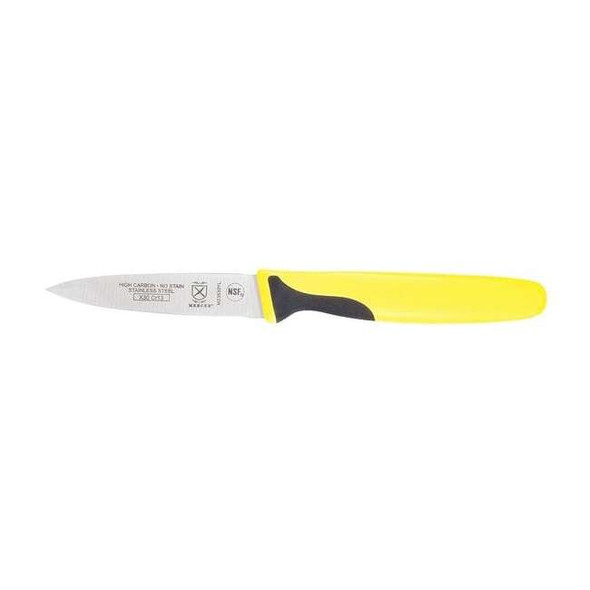 Mercer Cutlery Paring Knife,3 In.,Yellow Handle M23930YL