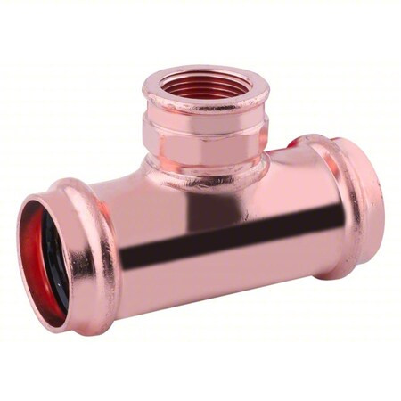 Manufacturer Varies Tee,Copper,Press-fit3/4",3/4",FNPT3/4" 816ZA7