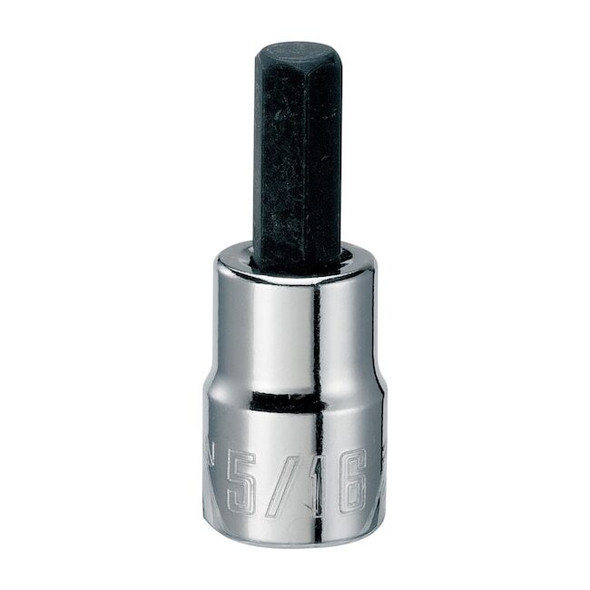 Sockets, 3/8" Drive 5/16" Hex Bit Socket, SAE 3/8" Drive Pack of 4