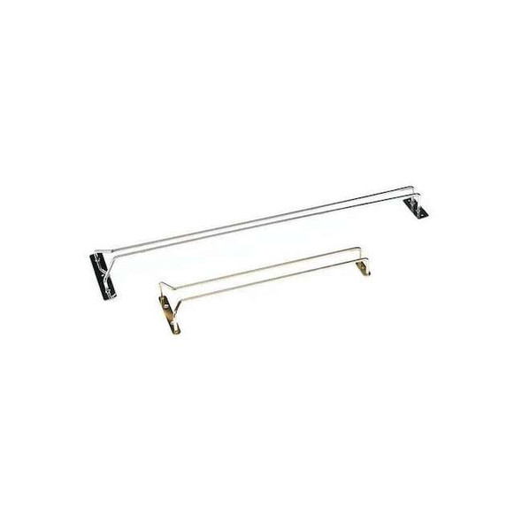 Crestware Hanging Glass Rack,Gold,24 In GHR24