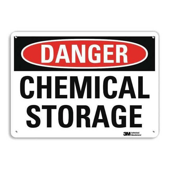 Lyle Danger Sign,4 Hole Mount,10in W x 7in H, U3-1163-RA_10X7 U3-1163-RA_10X7