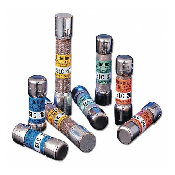 UL Class Fuse, G Class, Time-Delay, 0.50A, 600V AC, Non-Indicating