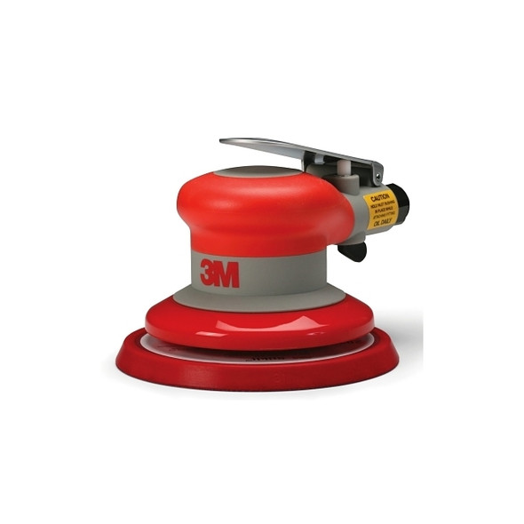Pneumatic Non-Vacuum Random Orbital Sander, 5 in dia, 3/16 in Orbit, 12000 RPM, Al Housing