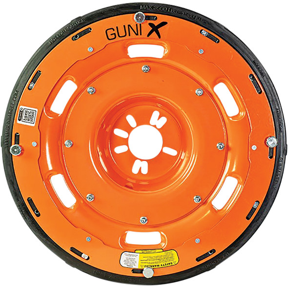 Guni Wheel X 45 Wheel Assembly (orange wheel & 4/5 lug orange hub) GX4500