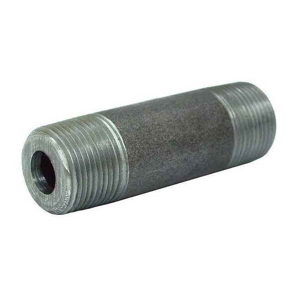 Beck PipeNipple,Steel,1",NPTxNPT,2" 0332719608