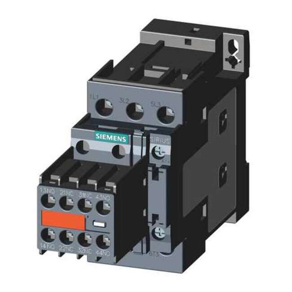 IEC Magnetic Contactor, 2NC/2NO, 24V DC, 3 P, Non-Reversing, Screw