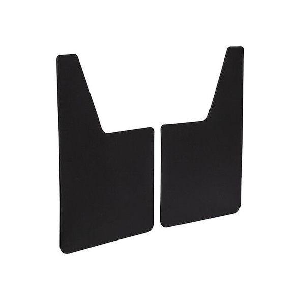 Mudflaps, 17 3/4 in X 11 3/4 in, Polymer, Black, 1 PR