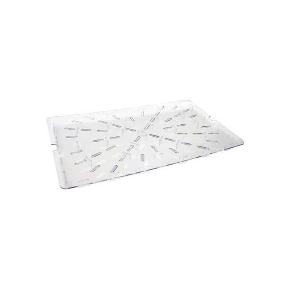 Crestware Food Box Drain Tray,Clear,1 in. D SBFDT