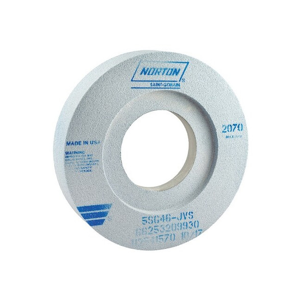 Norton Abrasives Grinding Wheel,12x2x5,Rec 2/S 7.5x1/2,CA 66253209930