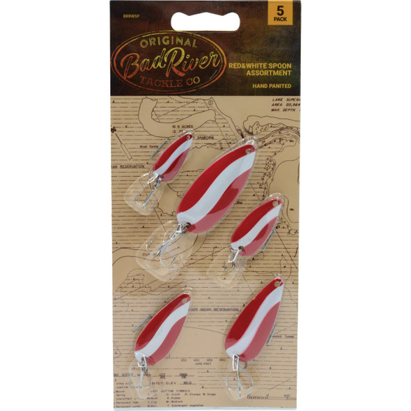 Bad River Red & White Spoons (5-Pack) BRRWSP