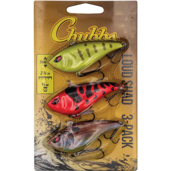 Chubbs Loud Shad Pro Pack (3-Piece) YSHD-A