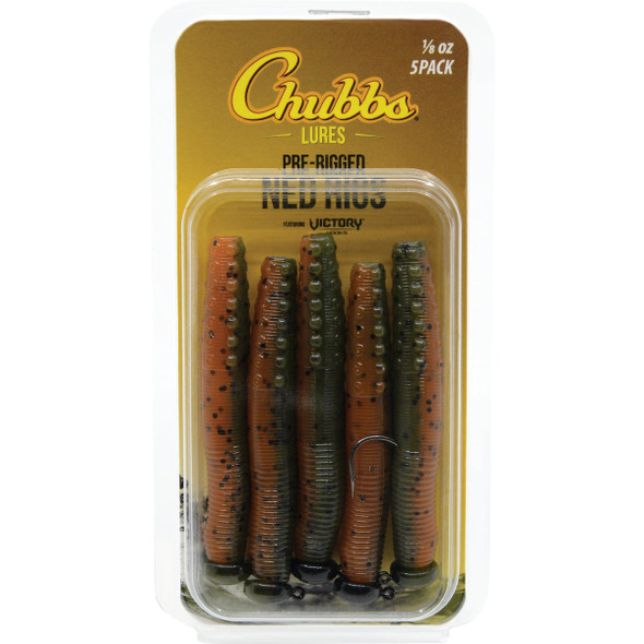 Chubbs Rigged Ned 1/8 Oz. Alabama Craw (5-Pack) YNR518-ALC