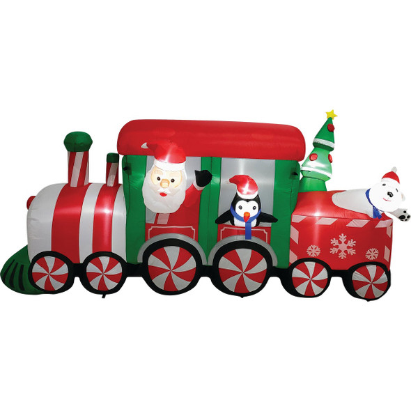 Brite Star 12 Ft. W. x 5.5 Ft. H. Train Airblown Inflatable 49-141-67