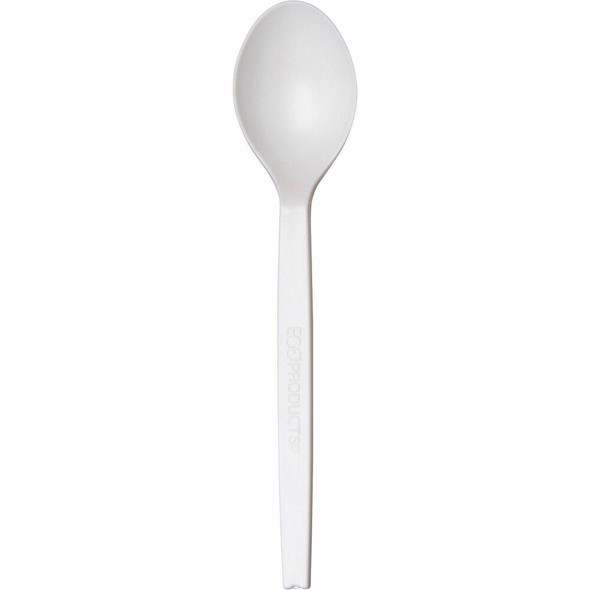 WNA 7" Plant Starch Spoons - Spoon - Breakroom - Beige - 50/Pack - 20 / Carton