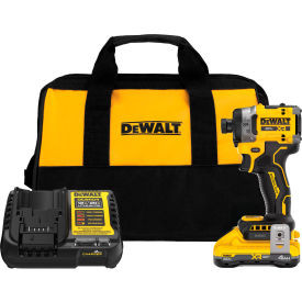 DeWalt 20V MAX XR 3-Speed High Torgue 1/4"" Impact Driver Kit