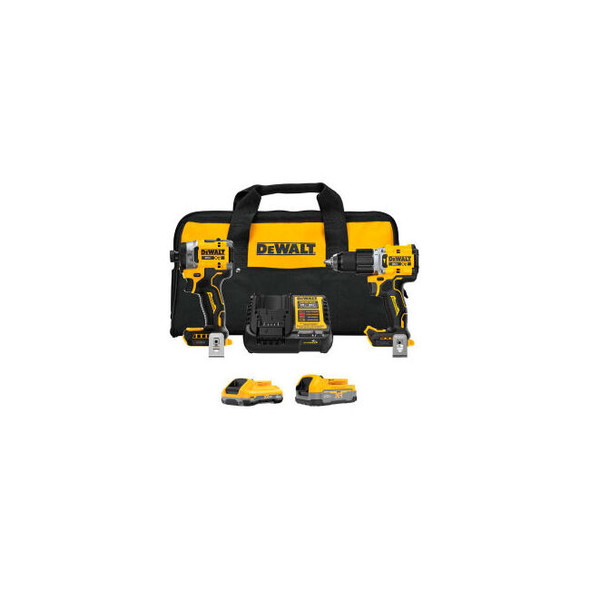 DeWalt 20V MAX XR 2-Tool Combo Kit 2-Speed Hammer Drill/Impact Driver