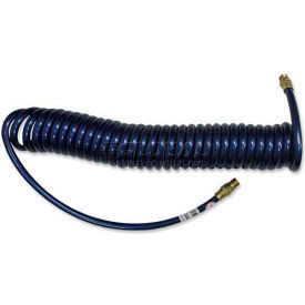 Guardair 14X25B04 1/4"" x 25' Recoil Air Hose Polyurethane 100 psi Blue