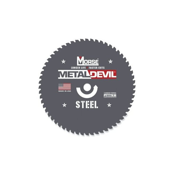 Metal Devil® Metal-Cutting Chop Saw Blade, 14 in dia Blade, 1 in Arbor, 1800 RPM, 66 Teeth, Steel, TCG
