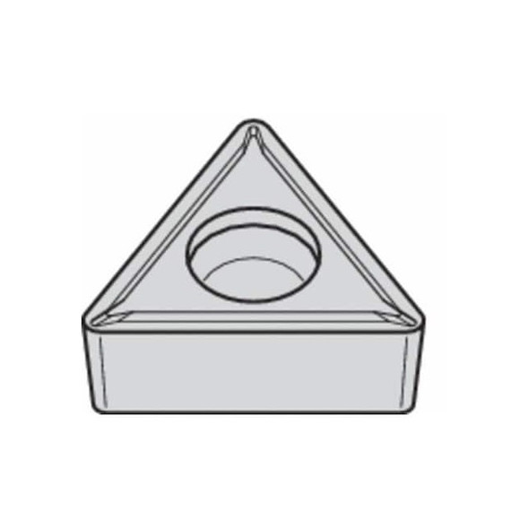 Triangle Turning Insert, Triangle, 3/8 in, TCGT, 0.0312 in, Carbide Pack of 5