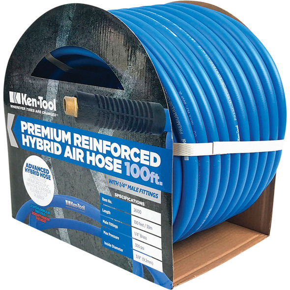 KEN-TOOL HYBRID AIR HOSE 3/8", 100' LONG 26100