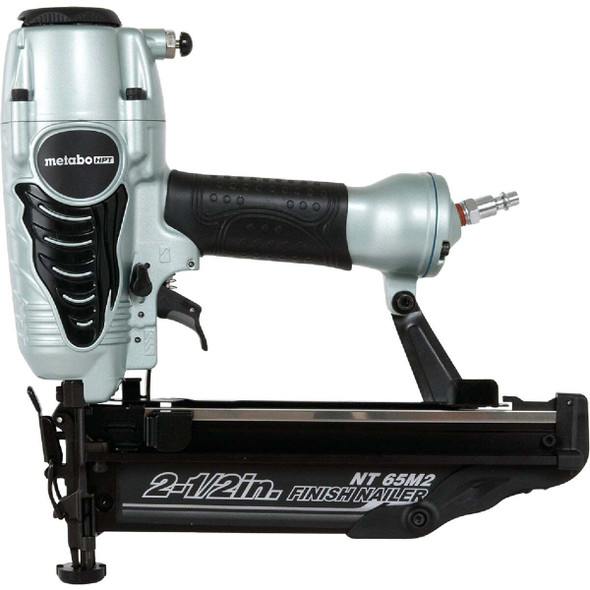 Metabo HPT 16-Gauge 2-1/2 In. Straight Finish Nailer with Air Duster NT65M2SM