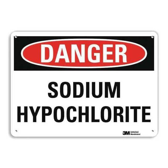 Danger Sign, 10 in H, 14 in W, Vertical Rectangle, English, U3-1985-RA_14X10