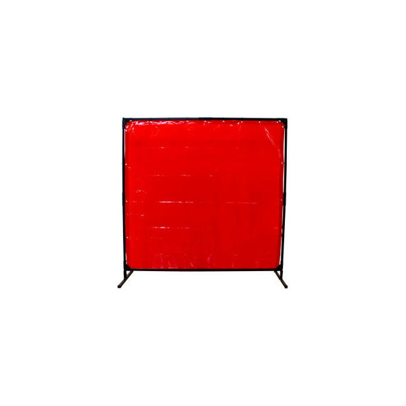 Jackson Safety Transparent Vinyl Welding Screen & Steel Frame Combo Kit 6'W x 8'
