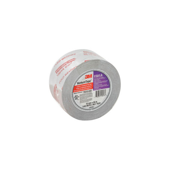 3M VentureTape UL181A-P Foil Tape 3 IN x 60 Yards 1581-G076