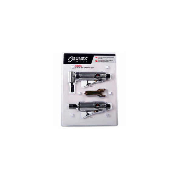 Sunex Tools Air Die Grinder Set 1/4"" Air Inlet 20000 RPM
