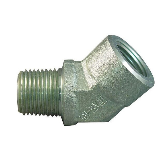 Eaton Aeroquip Hose Adapter,1/4",NPTF,1/4",NPTF 2088-4-4S